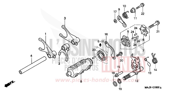 BARILLET DE SELECTION de Pan-European ABS MIDDY BLUE METTALIC (B162) 2000